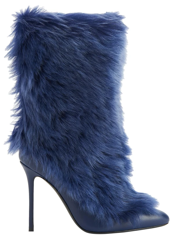 Giuseppe Zanotti, Micole Leather Boots, 6, Purple