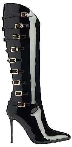 Giuseppe Zanotti, Patthi Fabric Boots, 6.5, Black