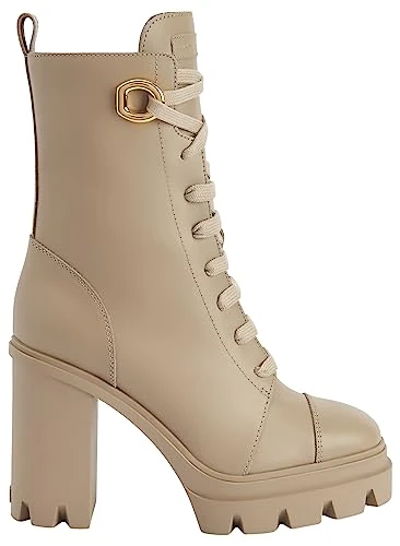 Giuseppe Zanotti, Himari Leather Boots, 10, Grey