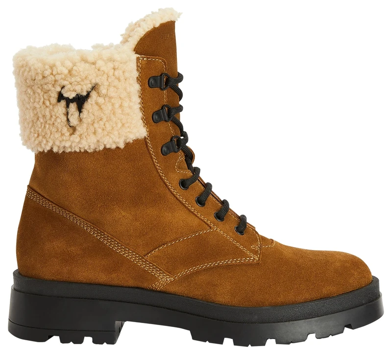 Giuseppe Zanotti, Jaure Leather Boots, 12, Beige