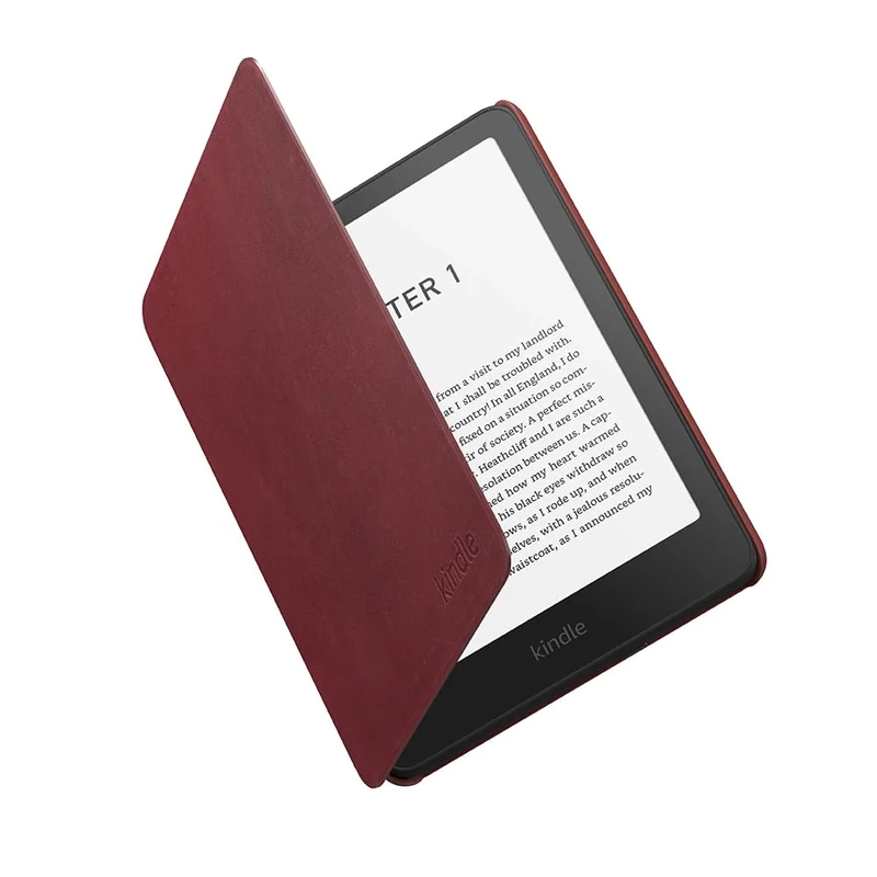 Amazon Kindle Paperwhite and Amazon Kindle Colorsoft Case, Lightweight and Water-Safe, Foldable Protective Cover – Premium Leather
