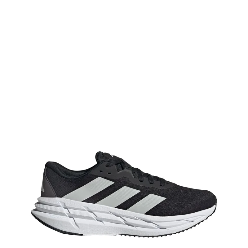 adidas Men's Adistar 3 Sneaker, Black/White/Grey, 9 Wide