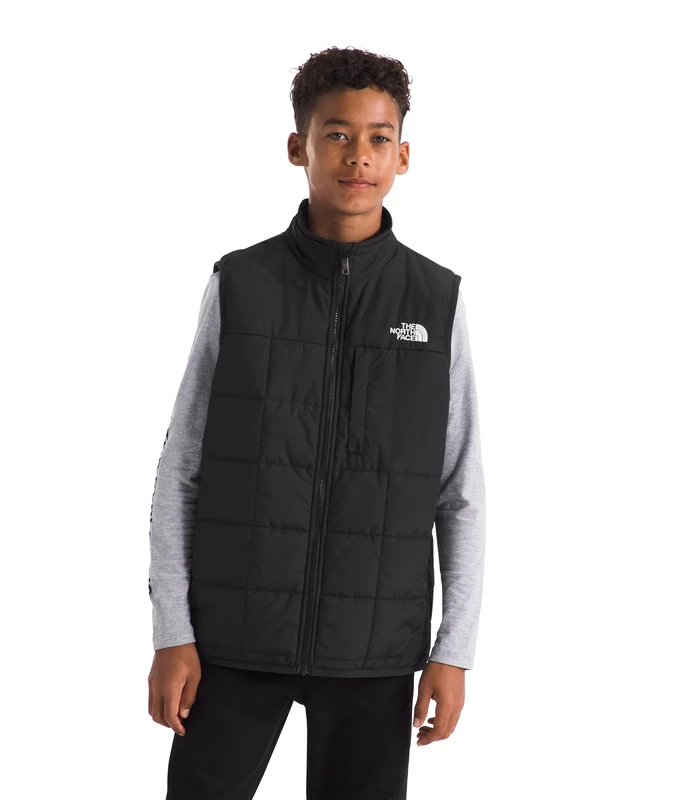 The Noth Face Boy's Reversible Shasta Vest, Tnf Black, 10-12 Years