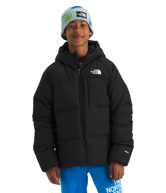 The Noth Face Boy's Hooded Down Jacket, Tnf Black, 170
