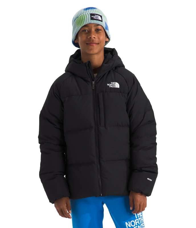 The Noth Face Boy's Hooded Down Jacket, Tnf Black, 176