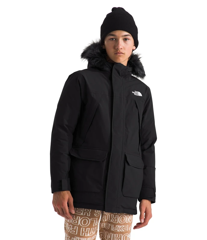 The North Face Kids Mcmurdo Parka Jacket, Tnf Black, 164