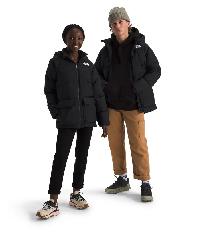 The North Face Kids North Down Lined Short Down Jacket, Tnf Black, 14-16 Years
