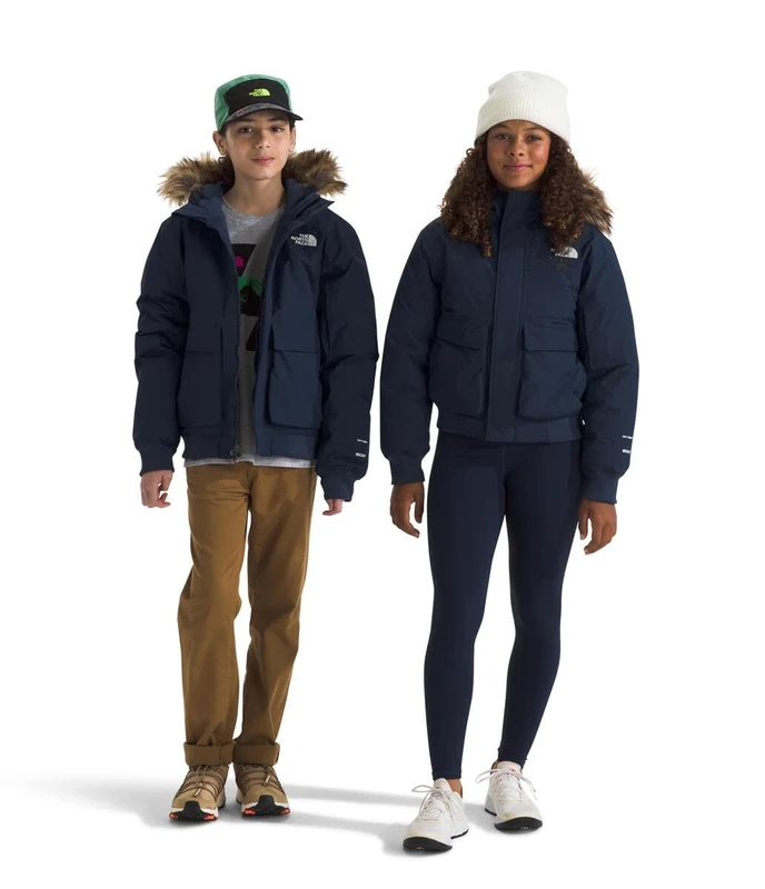 The North Face Kids Mcmurdo Hooded Jacket, Summit Navy, 7-8 Years