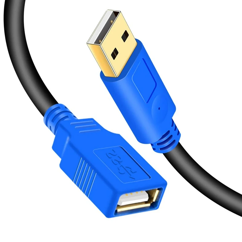 Hanprmeee USB Extension Cable, USB Extension Cables - Extra Long USB 2.0 A Male to A Female Cable，for Printer, Keyboard, Game Console, Loudspeaker, Oculus Rift, scanners ect (6M)