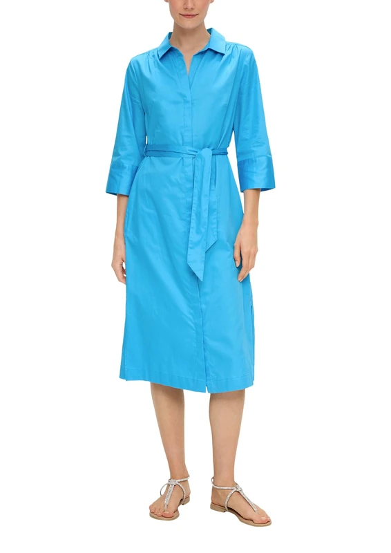 s.Oliver BLACK LABEL Women's 2150956 Dress with Belt, 6430, 16