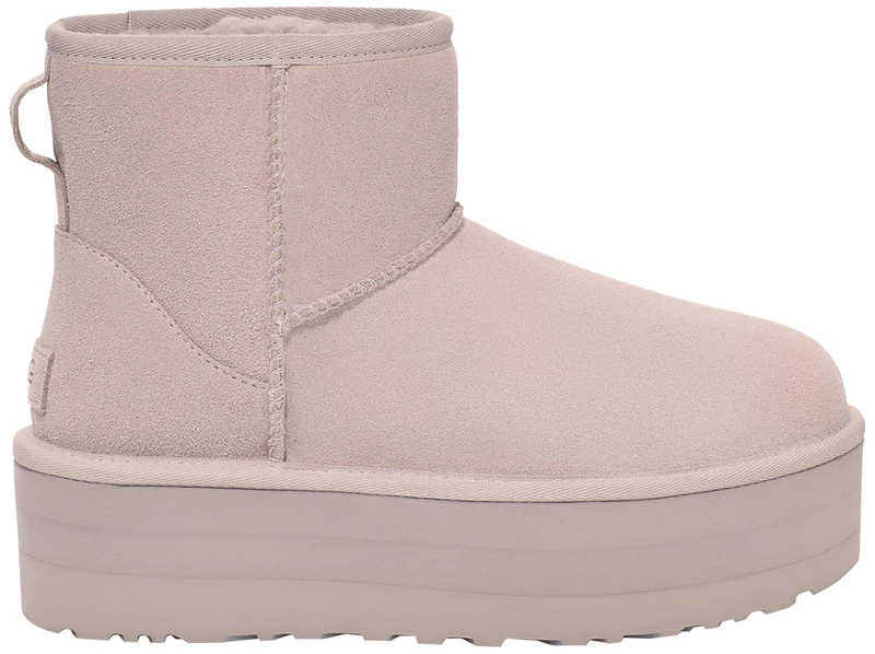 UGG Women's Classic Mini Platform Classic Boot, Pale Smoke, UK 7