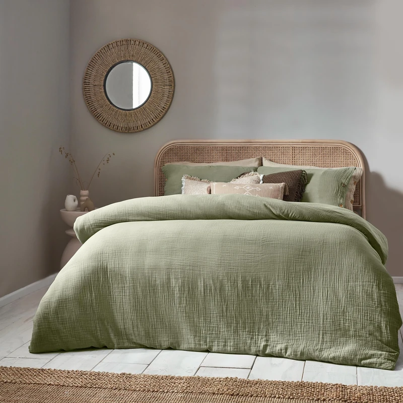 furn. Yard Lark Muslin Cotton Duvet Cover Set
