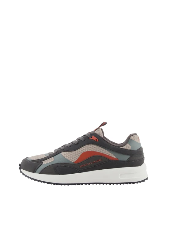 Armani Exchange Men's Dusseldorf Trainers, Olive Agave, 11 UK