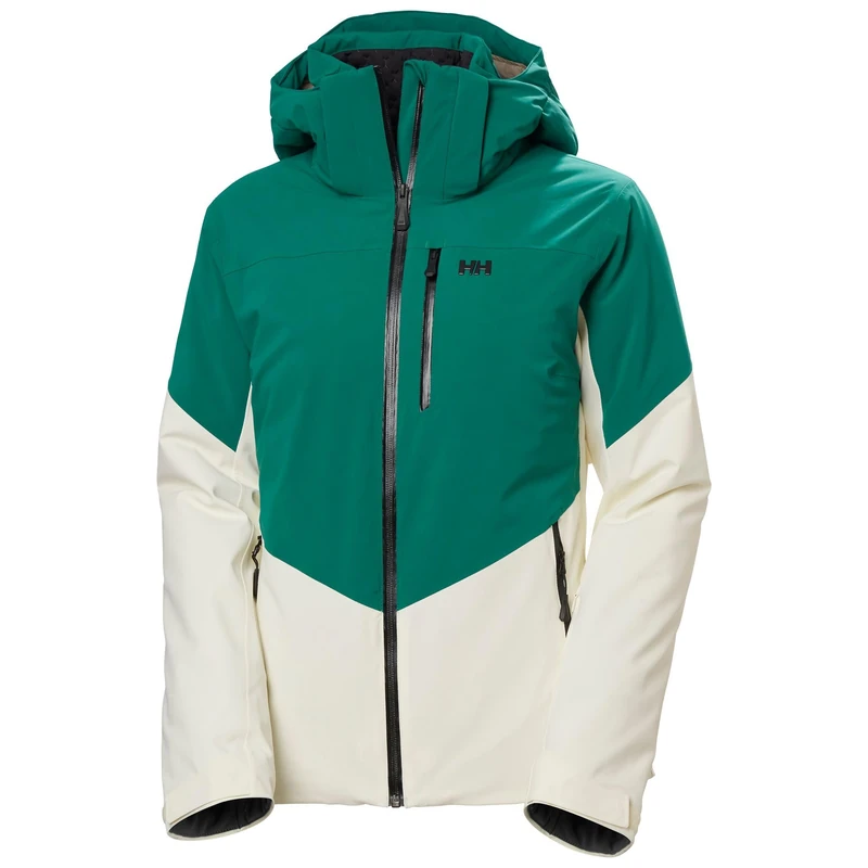 Helly Hansen Women's Alphelia Ski Jacket - Emerald Snow, M
