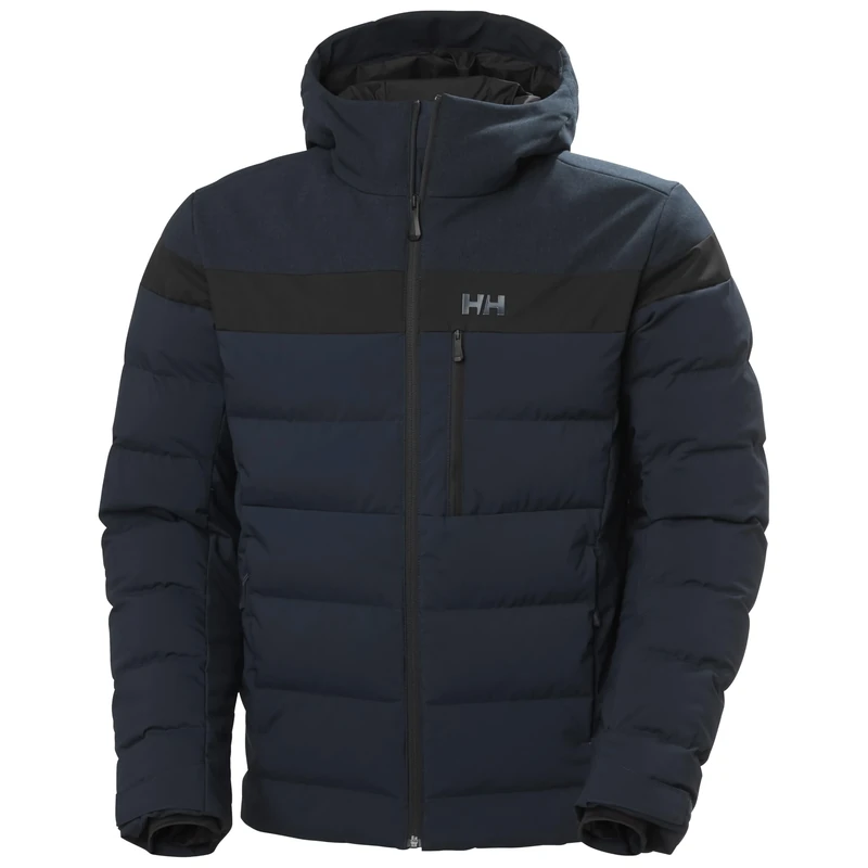 Helly Hansen Mens Bossanova Puffy Ski Jacket, 598 NAVY HEATHER, XXL EU