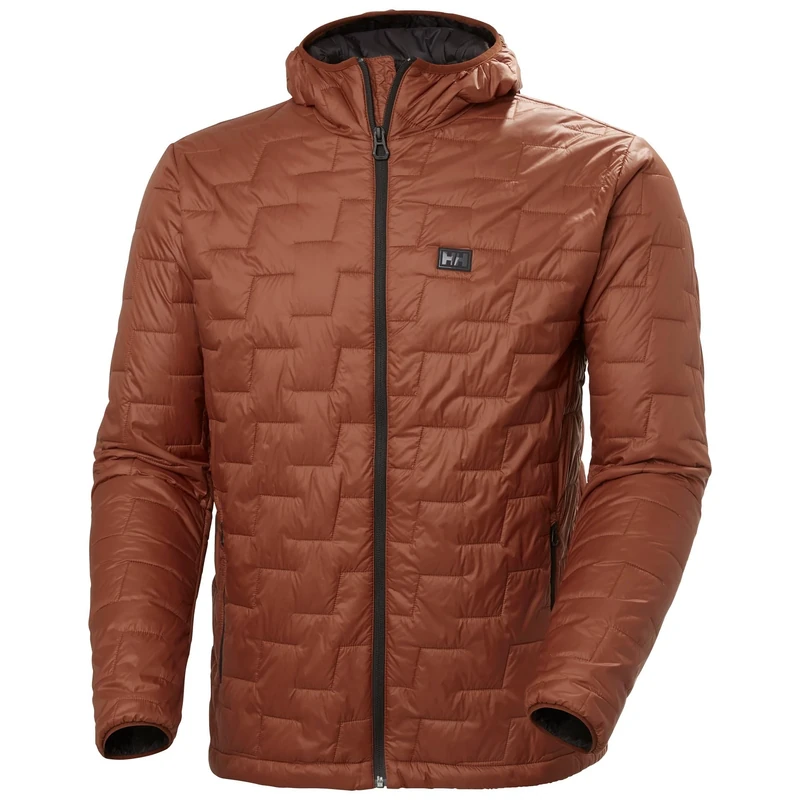 Helly Hansen Men's Lifaloft Hooded Insulator Jkt, Iron Oxide, XL