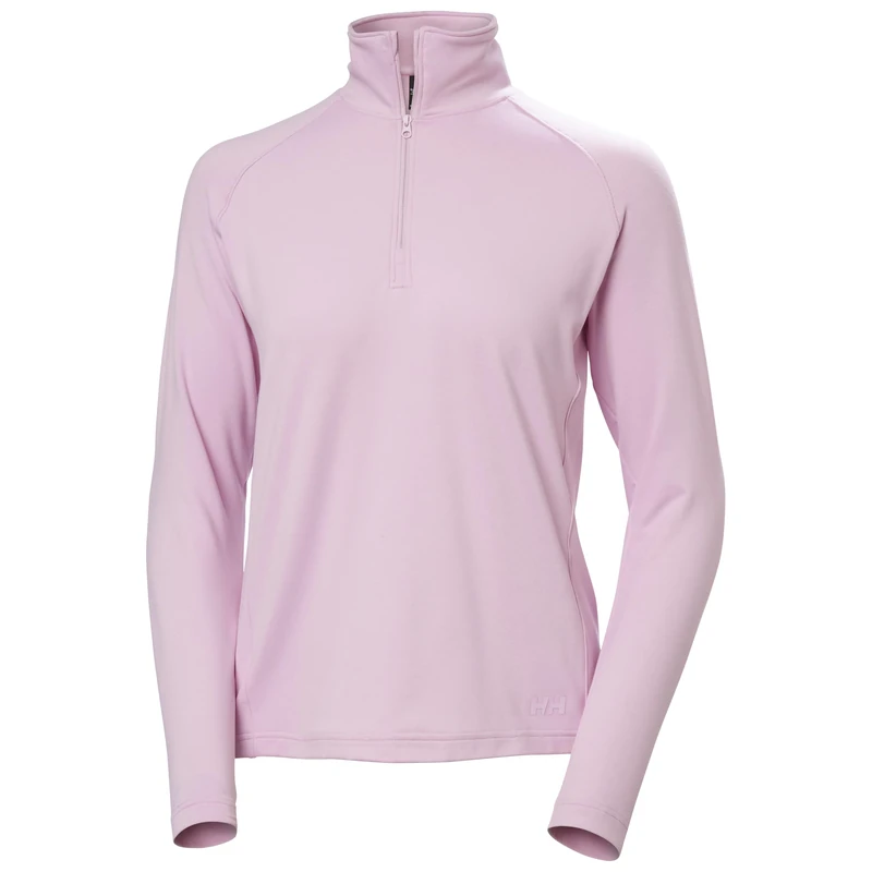 Helly Hansen Womens W Verglas 1/2 Zip T-Shirt, 052 Cherry Blossom, XL UK