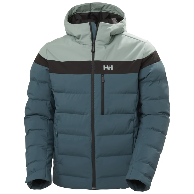 Helly Hansen Mens Bossanova Puffy Ski Jacket, 453 DARK CREEK, XXL EU