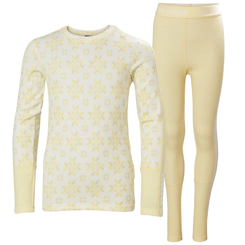 Helly Hansen Juniors' Graphic LIFA® Merino Base Layer Set