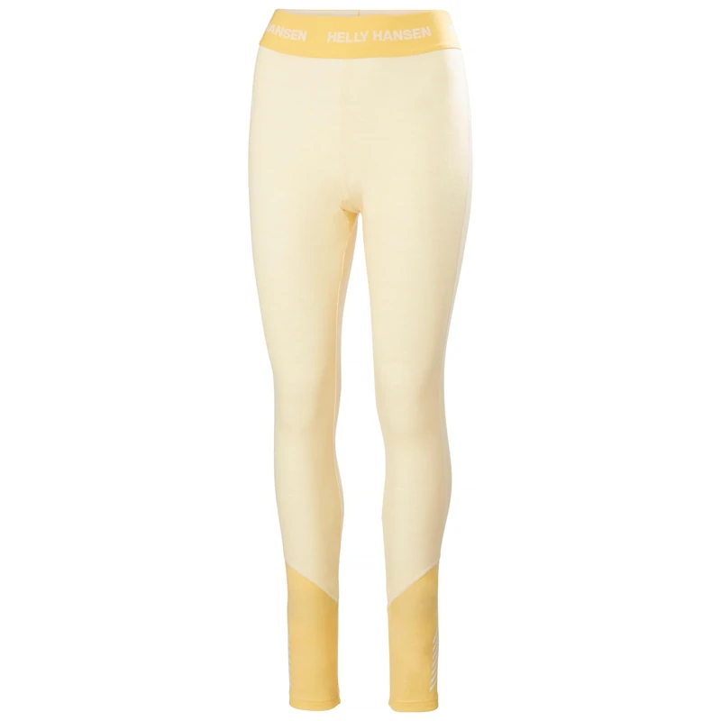 Helly Hansen Women's W LIFA Merino Midweight Pant, Yellow Cream, S