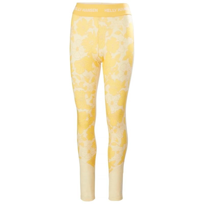 Helly Hansen Women's W LIFA Merino Midw Gra Pant, Yellow Cream, L