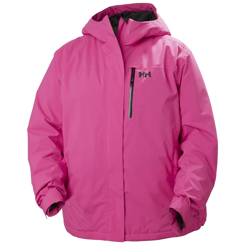 Helly Hansen Womens W Snowplay Plus Ski Jacket, 182 DRAGON FRUIT, XXL Plus EU
