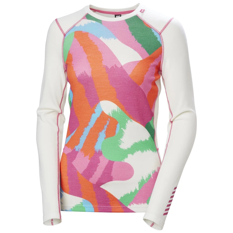 Helly Hansen Women's W Lifa Merino Midw Gra Crew, White 2.0, L