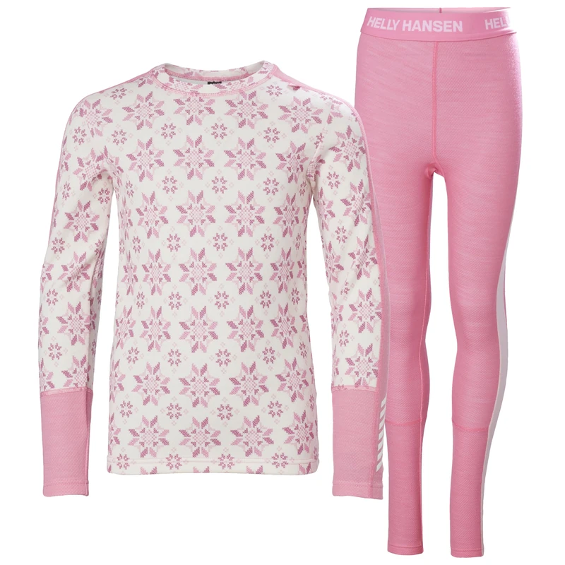 Helly Hansen Juniors' Graphic LIFA® Merino Base Layer Set
