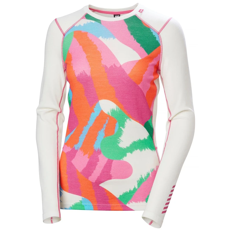 Helly Hansen Women's W Lifa Merino Midw Gra Crew, White 2.0, XL