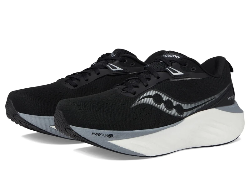 Saucony Triumph 22 Mens Running Shoes - Black - UK 10.5