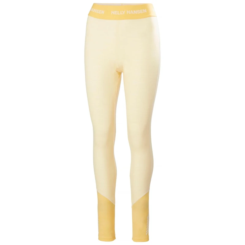Helly Hansen Women's W LIFA Merino Midweight Pant, Yellow Cream, XL