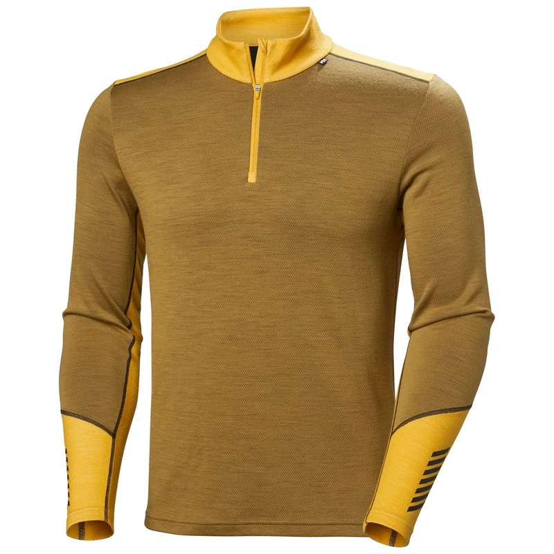 Helly Hansen Men's Lifa Merino Midweight 1/2 Zip, Lynx, 2XL