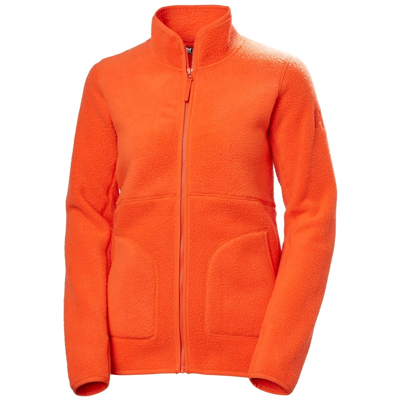 Helly Hansen Womens W Imperial Pile Baselayer Jacket, 147 CHERRY TOMATO, XL EU