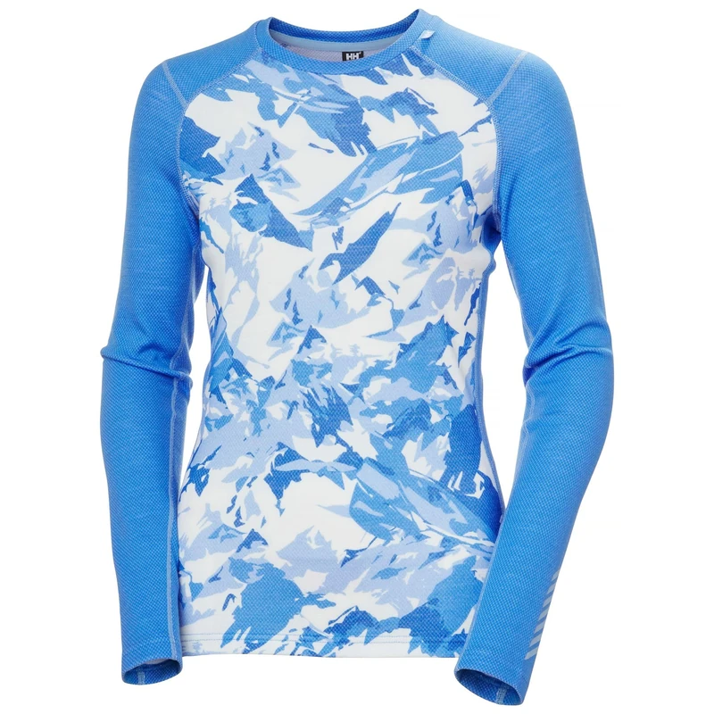 Helly Hansen Women's W Lifa Merino Midw Gra Crew, Ultra Blue, L