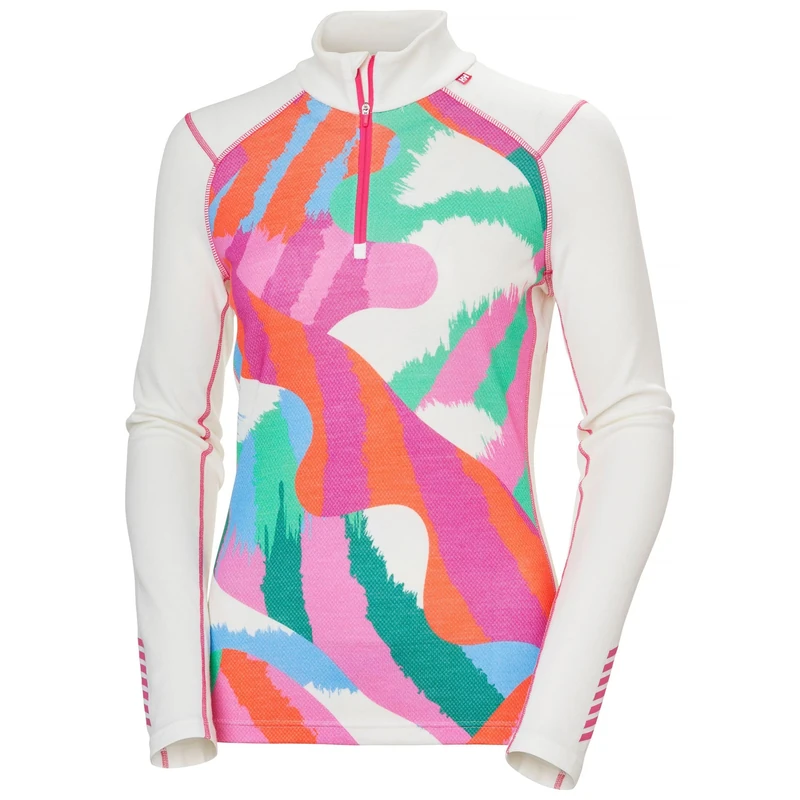 Helly Hansen Women's W Lifa Merino Midw Gra 1/2 Zip, White 2.0, S