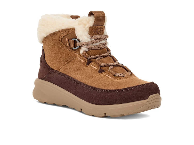 UGG Unisex Kids Terretrail Cozy Lace Fashion Boot, Chestnut, 2 UK