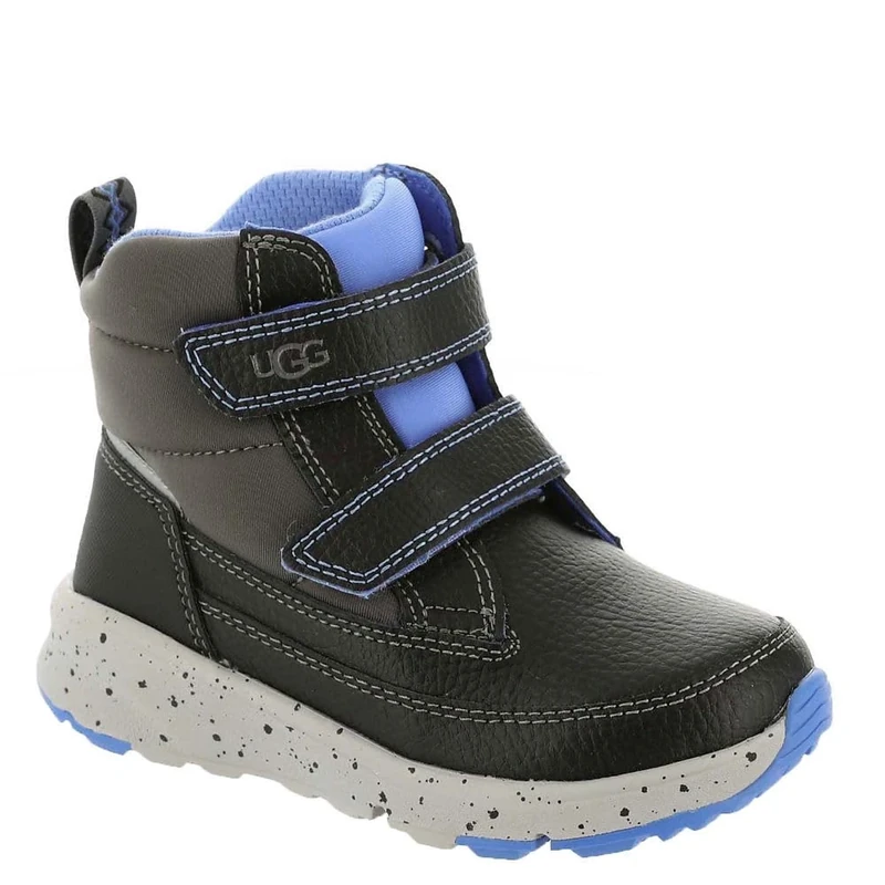 UGG Unisex Kids Dannie Weather Fashion Boot, Big Sky Black, 2 UK