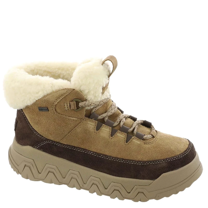 UGG Women's Terre Trail Cozy Lace Boot, Chestnut, UK 9