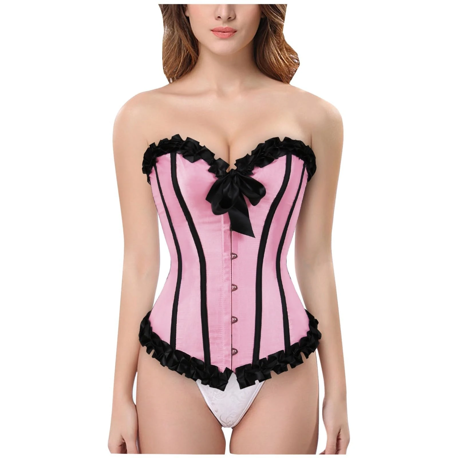 Black of Friday 2024 Corset Suspender Belt Satin Bodysuit Lingerie Pink and Black Corset Brown Steampunk Corset Corset Top Urban Outfitters Flash Deals of The Day My Orders