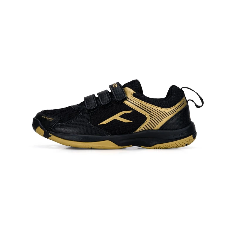 Hundred Court Star Non-Marking Badminton Shoes for Boys |Lightweight | X-Cushion Protection | Suitable for Indoor Tennis/Squash/Table Tennis/Basketball & Padel