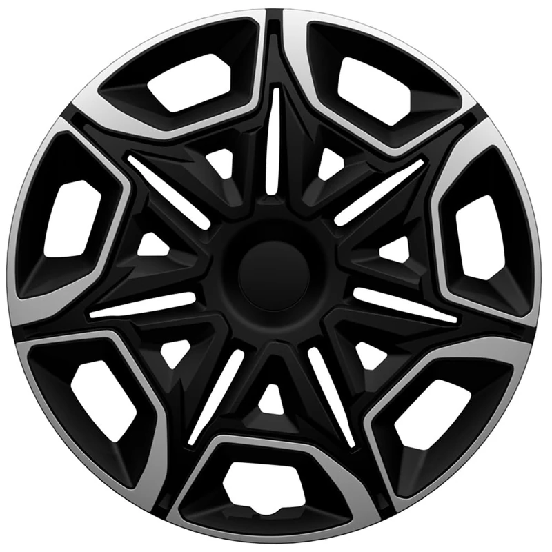 AutoStyle Set of 4 wheel covers Varido 14-inch silver/black - Image 1