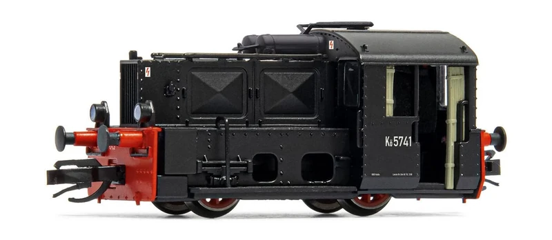 ARNOLD TT HN9064 DR, shunting diesel locomotive Kö II, open cabin, black livery, ep. III Diesel Locomotive