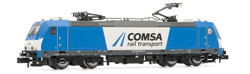 ARNOLD HN2595 COMSA, electric locomotive 253, blue-white livery, ep. VI Electric Locomotive