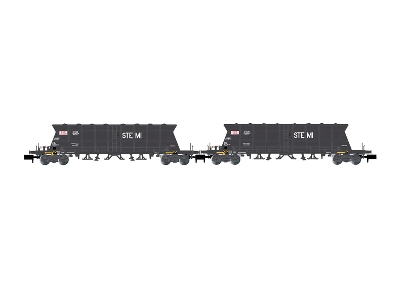 ARNOLD HN6615 SNCF, 2-unit pack 4-axle coal hopper wagons Faoos S.G.W. / STEMI, ep. IV Freight Wagons