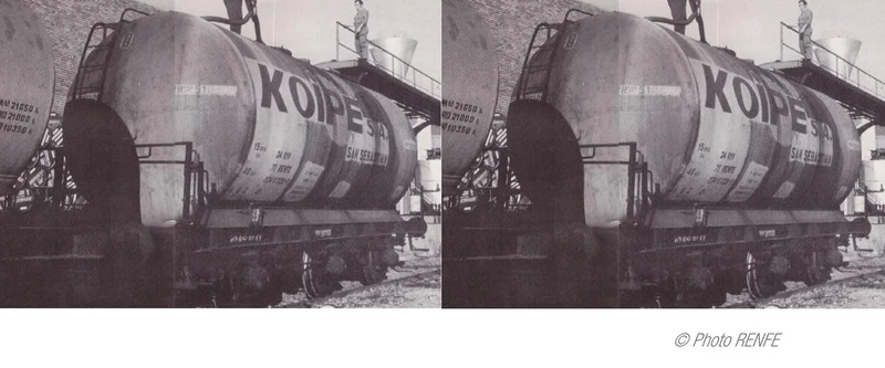 ARNOLD HN6611 RENFE, 2-unit pack of 3-axle tank wagons, Koype livery, ep. IV Freight Wagons