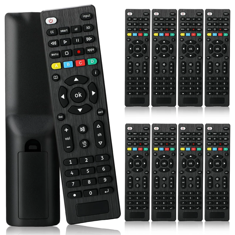Saysurey 10 Pack Universal TV Remote Replacement Compatible with All Smart TV LED LCD HDTV 3D Series TV for Motel Hotel Nursing Home
