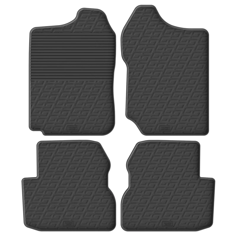 Gledring Set of rubber mats compatible with Suzuki Jimny (FJ) 1998-2018 (T profile, 4 pieces)