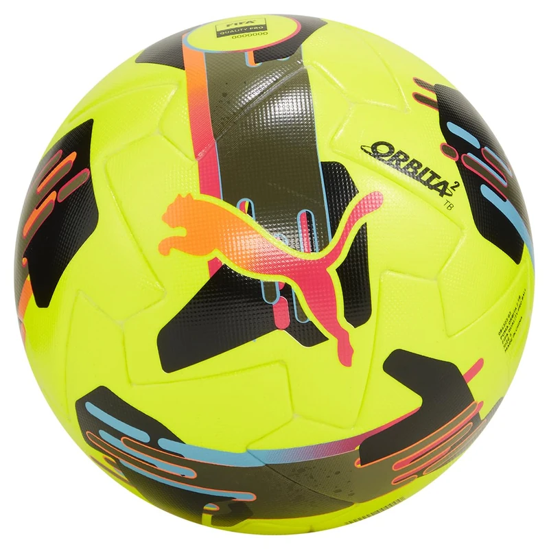 PUMA Orbita 2 TB (FIFA Quality Pro), Lemon Tonic-Multi, Size 5