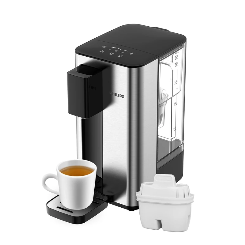 Philips Water Station, Hot & Ambient Filtered Water Dispenser, 2.2L Capacity, 3 Temperature Presets, 3 Volume presets, Boiling water on demand, Touch screen