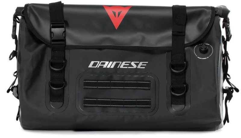 Dainese - Explorer Wp Duffel Bag 45L, Motorbike Travel Bag, Waterproof Material, PVC, for Men and Women, Black